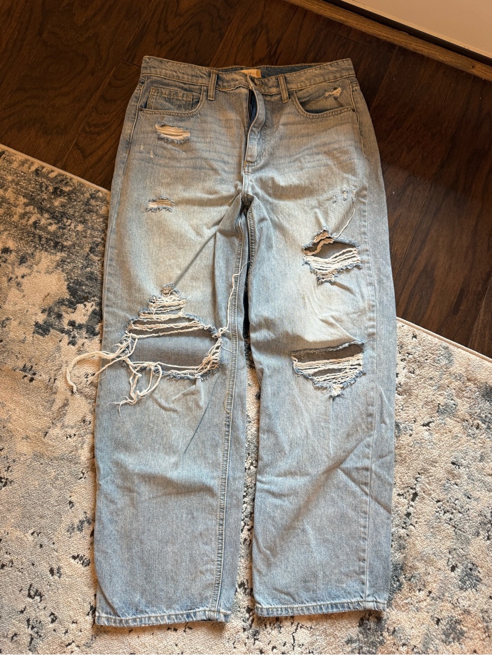 Altar'd State Light Blue Distressed Jeans